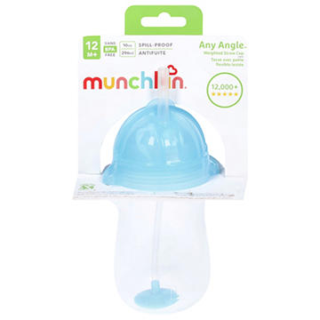Munchkin Any Angle Weighted Straw Cup - 12m+