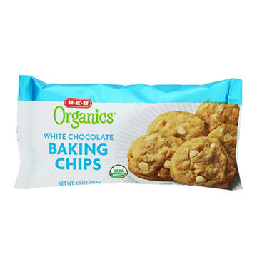 H-E-B Organics White Chocolate Baking Chips
