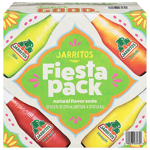 Jarritos Pineapple Flavored Glass Bottle Soda 2 Pack – 12.5oz