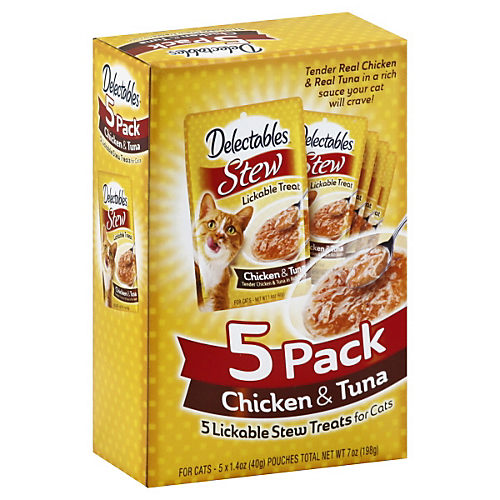 Hartz Delectables Stew Chicken Tuna Senior Cat Treat Shop