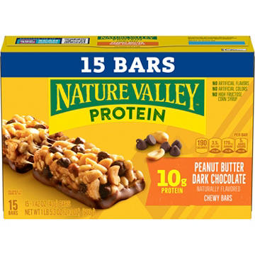 Nature Valley 10g Protein Chewy Bars - Peanut Butter Dark Chocolate