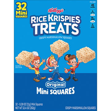 Rice Krispies Treats Original Crispy Mini Marshmallow Squares, 12.4 oz