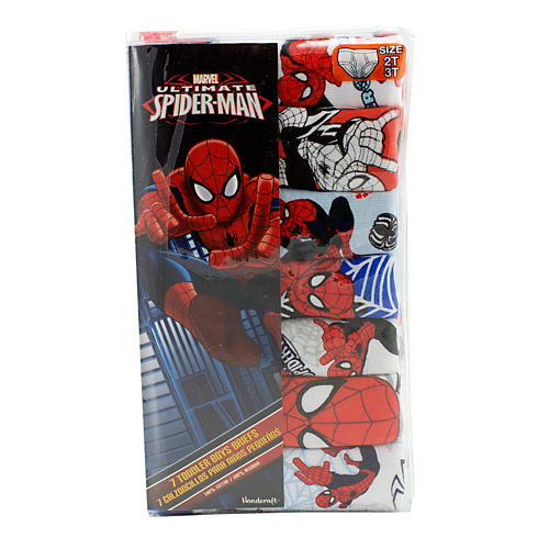 Marvel Little Boys' Spiderman Five-Pack of Briefs 