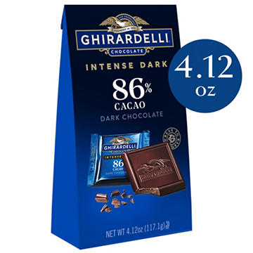 Ghirardelli Intense Dark 86% Cacao Chocolate Squares