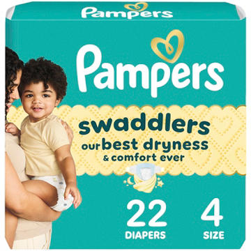 Pampers Swaddlers Baby Diapers - Size 4