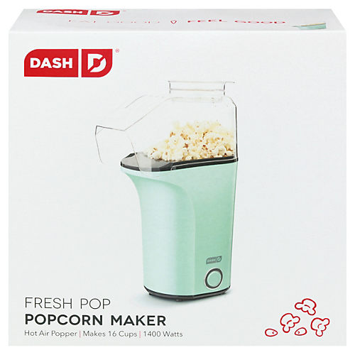 Dash Fresh Pop Hot Air Popcorn Popper  Hot air popcorn popper, Popcorn  machine, Popcorn popper