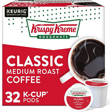 Krispy Kreme Classic Medium Roast Single Serve Coffee K Cups 