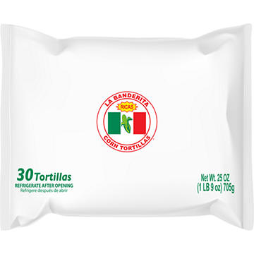 La Banderita White Corn Tortillas