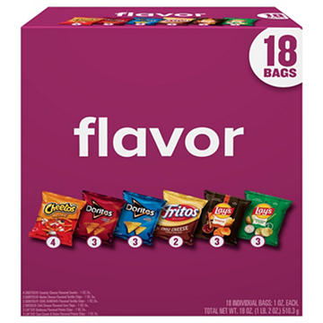 Frito Lay Flavor Mix Chips Multipack 1 oz Bags