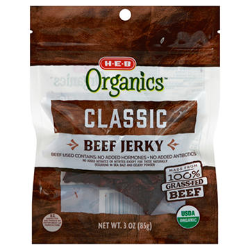H-E-B Organics 11g Protein Classic Beef Jerky