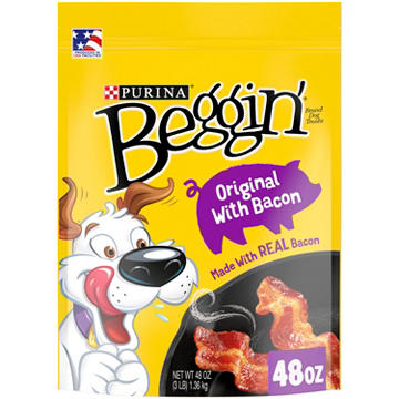 Beggin' Purina Strips Dog Treats, Original - Bacon Flavor