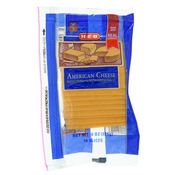 H-E-B American Sliced Cheese