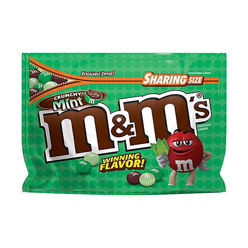 M&M's Crunchy Mint Winning Vote Flavor Chocolate Candy Sharing Size Bag -  Shop Candy at H-E-B