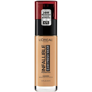 L'Oréal Paris Infallible Up to 24 Hour Fresh Wear Foundation - Lightweight Sun Beige
