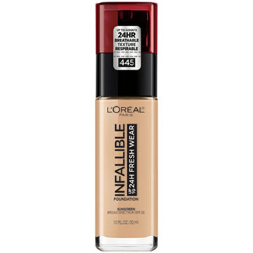 L'Oréal Paris Infallible 24 Hour Fresh Wear Foundation - 445 Vanilla