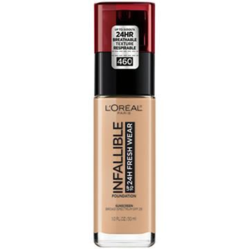 L'Oréal Paris Infallible 24 Hour Fresh Wear Foundation - 460 Golden Beige