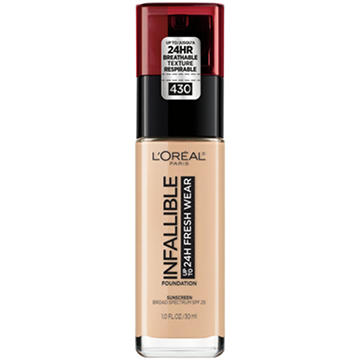 L'Oréal Paris Infallible Up to 24 Hour Fresh Wear Foundation - Lightweight Ivory Buff