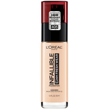 L'Oréal Paris Infallible 24 Hour Fresh Wear Foundation - 405 Porcelain