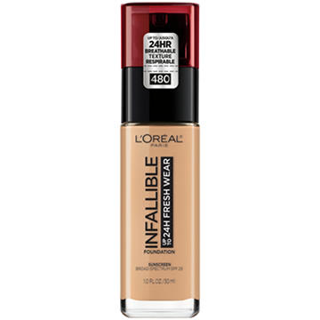 L'Oréal Paris Infallible Up to 24 Hour Fresh Wear Foundation - Lightweight Radiant Sand