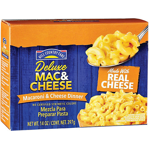 Kraft Deluxe Four Cheese Macaroni & Cheese - Shop Pantry Meals at H-E-B