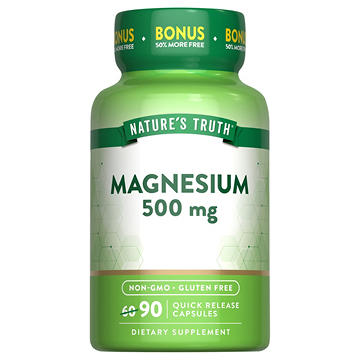 Nature's Truth Magnesium 500 mg Quick Release Capsules