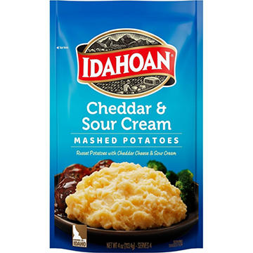 Idahoan Cheddar & Sour Cream Mashed Potatoes