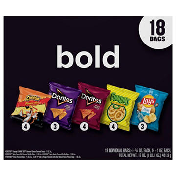 Frito Lay Bold Mix Chips Multipack Bags