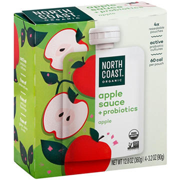 North Coast Organic Apple Sauce with Probiotics