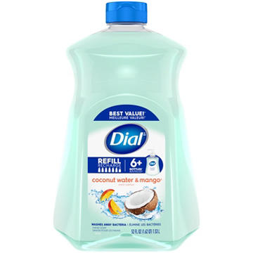Dial Liquid Hand Soap Refill - Coconut Water & Mango