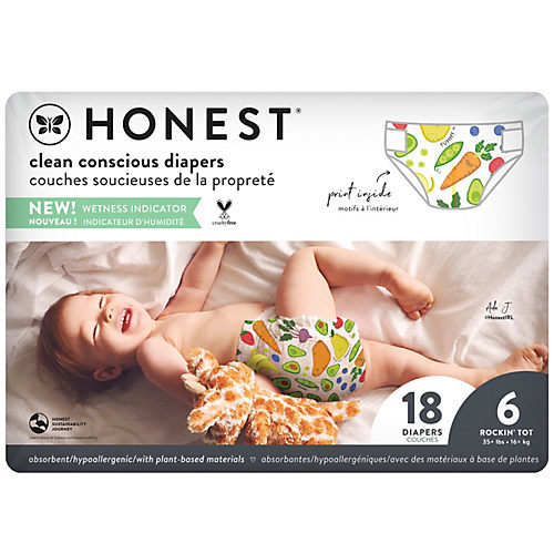 H-E-B Baby Overnight Diapers – Size 6