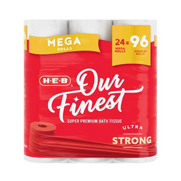 H-E-B Our Finest Ultra Strong Toilet Paper