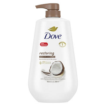 Dove Restoring Body Wash with Pump - Coconut & Cocoa Butters