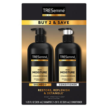 TRESemmé Moisture Rich Hyaluronic Infusion Shampoo and Conditioner