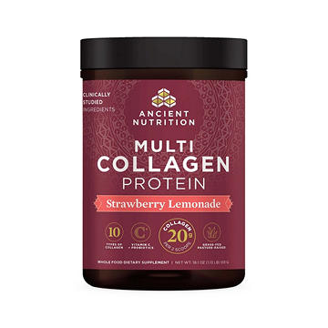 Ancient Nutrition Multi Collagen Protein - Strawberry Lemonade
