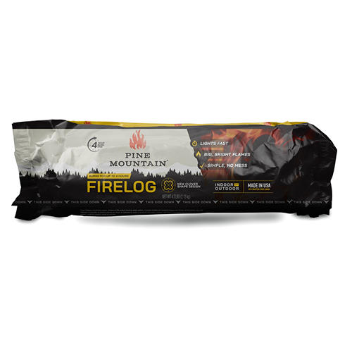 Pine Mountain Classic 4HR Single Firelog - Shop Charcoal, Wood u0026 Fuel at  H-E-B