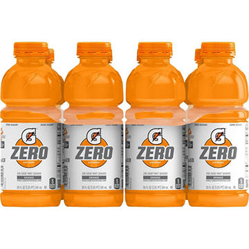 Gatorade Zero Orange Thirst Quencher 20 oz Bottles