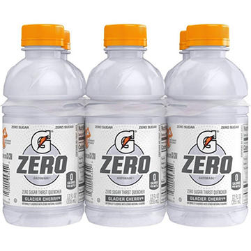 Gatorade Zero Glacier Cherry 6 pk Bottles