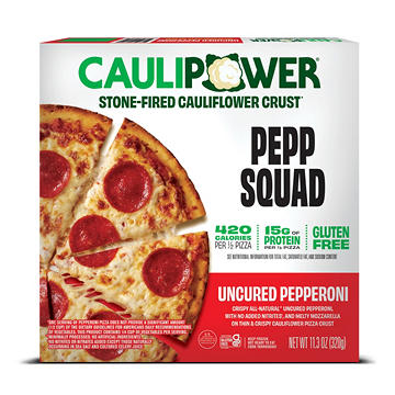 Caulipower Uncured Pepperoni Cauliflower Crust Gluten Free Frozen Pizza