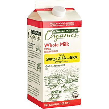 Central Market Organic Whole Milk with DHA
