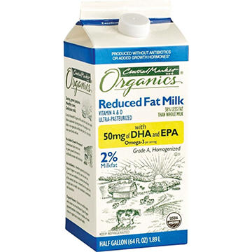 Central Market Organics 2% Reduced Fat Milk with DHA
