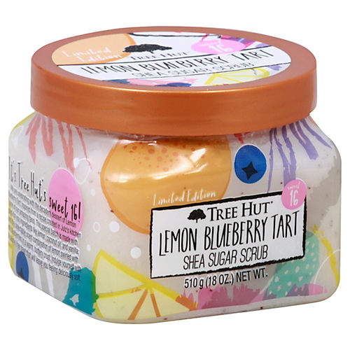 RARE Lemon Blueberry Tart Scrub shops - Tree Hut NEW