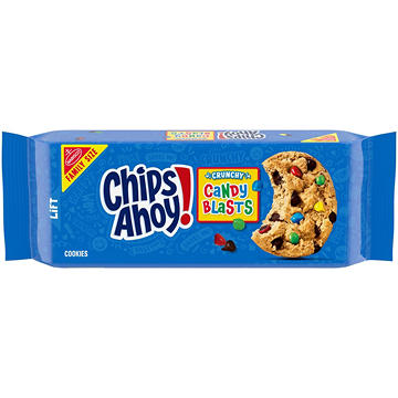 Chips Ahoy! Candy Blasts Chocolate Chip Cookies Family Size