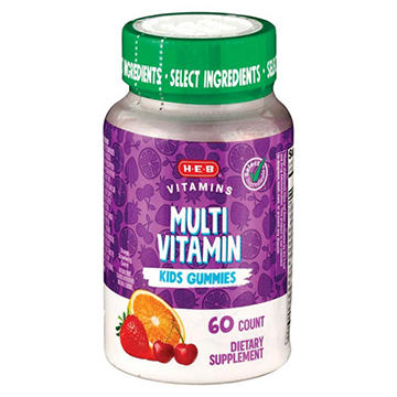 H-E-B Vitamins Select Ingredients Kids Multivitamin Gummies