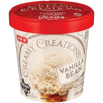 H-E-B Creamy Creations Vanilla Bean Ice Cream