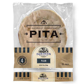 Damascus Bakeries Naturally Fermented Pita Flatbread - Plain