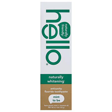 hello Naturally Fresh Fluoride Whitening Toothpaste