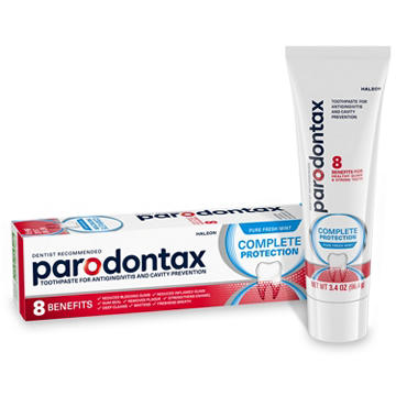 Parodontax Complete Protection Gingivitis Toothpaste for Bleeding Gums, Pure Fresh Mint