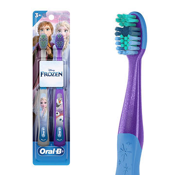 Oral-B Kid's Toothbrush featuring Disney's Frozen II, Soft Bristles for kids 3+