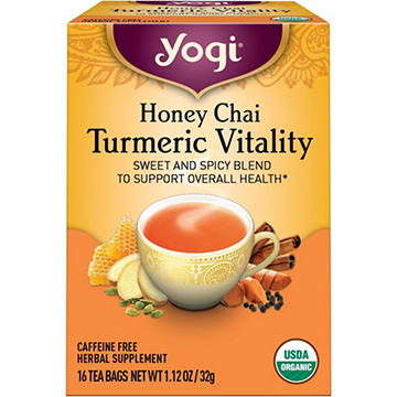 Yogi Honey Chai Turmeric Vitality Tea