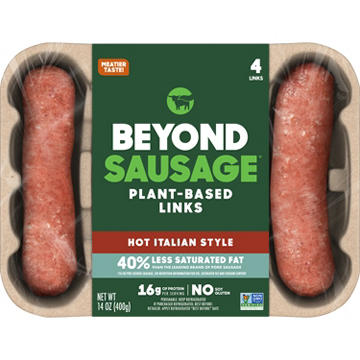 Beyond Meat Beyond Sausage Frozen Plant-Based Sausage Links - Hot Italian Style
